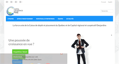 Desktop Screenshot of capitalcroissancepme.com
